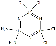 2,2-Diamino-4,4,6,6-tetrachloro-2H,2H,4H,4H,6H,6H-1,3,5,2,4,6-triazatriphosphorine 구조식 이미지