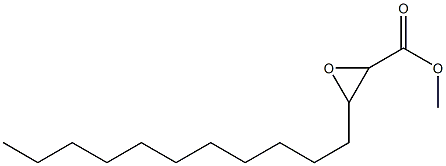 2,3-Epoxytetradecanoic acid methyl ester Structure