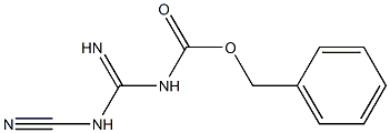 N-(Benzyloxycarbonyl)-N'-cyanoguanidine 구조식 이미지