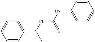 1,4-Diphenyl-1-methylthiosemicarbazide Structure