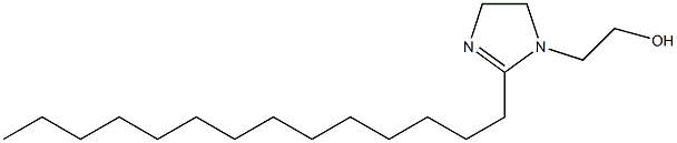 2-Tetradecyl-2-imidazoline-1-ethanol 구조식 이미지