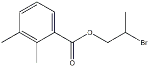 2,3-Dimethylbenzenecarboxylic acid 2-bromopropyl ester Structure