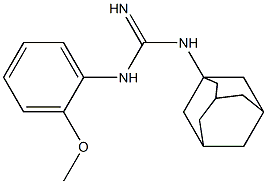 1-(1-Adamantyl)-3-(2-methoxyphenyl)guanidine 구조식 이미지