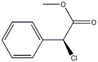 [S,(+)]-Chlorophenylacetic acid methyl ester 구조식 이미지