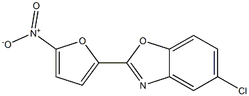 5-Chloro-2-(5-nitrofuran-2-yl)benzoxazole Structure