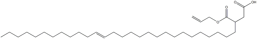 3-(16-Octacosenyl)succinic acid 1-hydrogen 4-allyl ester 구조식 이미지