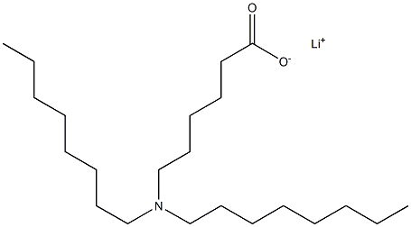 6-(Dioctylamino)hexanoic acid lithium salt Structure