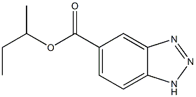 1H-Benzotriazole-5-carboxylic acid (1-methylpropyl) ester Structure