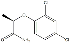 [R,(-)]-2-(2,4-Dichlorophenoxy)propionamide Structure