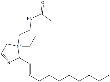 1-[2-(Acetylamino)ethyl]-2-(1-decenyl)-1-ethyl-3-imidazoline-1-ium Structure