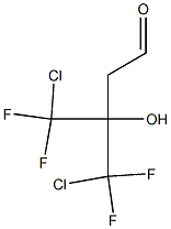 4-Chloro-3-(chlorodifluoromethyl)-4,4-difluoro-3-hydroxybutanal 구조식 이미지