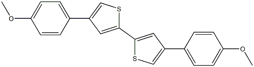 4,4'-Bis(4-methoxyphenyl)-2,2'-bithiophene Structure
