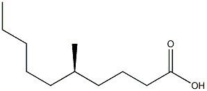 (R)-5-Methyldecanoic acid 구조식 이미지