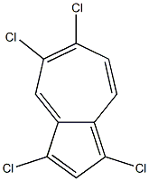 1,3,5,6-Tetrachloroazulene 구조식 이미지