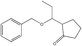 2-(1-Benzyloxypropyl)cyclopentanone 구조식 이미지