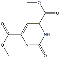 2-Oxo-1,2,3,6-tetrahydropyrimidine-4,6-dicarboxylic acid 4-methyl 6-methyl ester 구조식 이미지