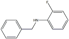 N-(2-Fluorophenyl)benzenemethanamine 구조식 이미지