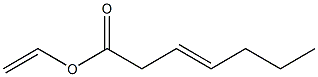 3-Heptenoic acid ethenyl ester 구조식 이미지