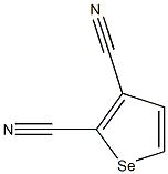 2,3-Dicyanoselenophene Structure