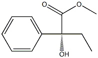 (R)-2-Hydroxy-2-phenylbutanoic acid methyl ester 구조식 이미지