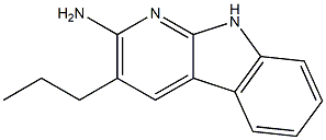 3-Propyl-9H-pyrido[2,3-b]indol-2-amine 구조식 이미지