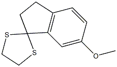 6-Methoxyspiro[indane-1,2'-[1,3]dithiolane] 구조식 이미지