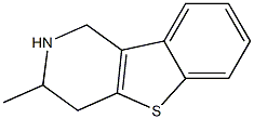 3-Methyl-1,2,3,4-tetrahydro[1]benzothieno[3,2-c]pyridine Structure