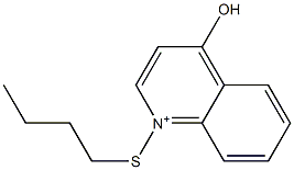 1-Butylthio-4-hydroxyquinolinium Structure