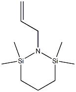 1-Allyl-2,2,6,6-tetramethyl-2,6-disilapiperidine 구조식 이미지