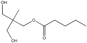 Valeric acid 3-hydroxy-2-(hydroxymethyl)-2-methylpropyl ester Structure