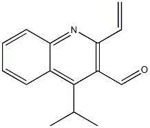 2-Vinyl-4-isopropylquinoline-3-carbaldehyde 구조식 이미지