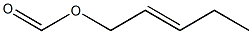 Formic acid 2-pentenyl ester Structure