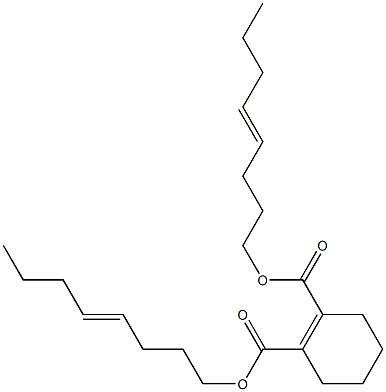 1-Cyclohexene-1,2-dicarboxylic acid bis(4-octenyl) ester 구조식 이미지