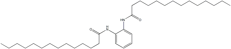 N,N'-Bis(1-oxotetradecyl)-o-phenylenediamine 구조식 이미지