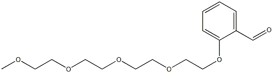 2-[2-[2-[2-(2-Methoxyethoxy)ethoxy]ethoxy]ethoxy]benzaldehyde 구조식 이미지