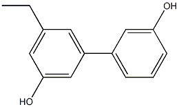 5-Ethyl-1,1'-biphenyl-3,3'-diol 구조식 이미지