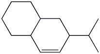 1,2,3,4,4a,5,6,8a-Octahydro-6-isopropylnaphthalene 구조식 이미지