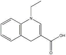 1-Ethyl-1,4-dihydroquinoline-3-carboxylic acid 구조식 이미지