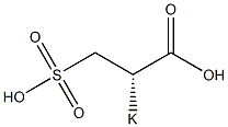 [S,(-)]-2-Potassiosulfopropionic acid 구조식 이미지