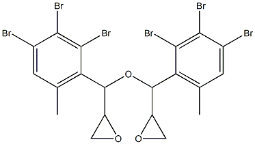 2,3,4-Tribromo-6-methylphenylglycidyl ether Structure