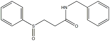 N-Benzyl-3-(phenylsulfinyl)propanamide 구조식 이미지