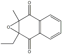 1a-Ethyl-7a-methyl-1a,7a-dihydronaphth[2,3-b]oxirene-2,7-dione 구조식 이미지