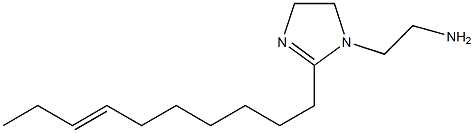 1-(2-Aminoethyl)-2-(7-decenyl)-2-imidazoline 구조식 이미지