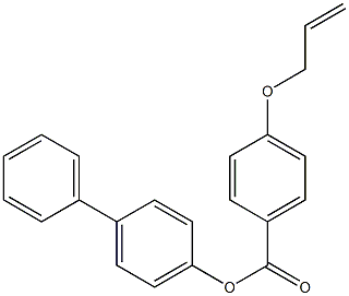 4-(2-Propenyloxy)benzoic acid 4-biphenylyl ester Structure