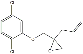 2,5-Dichlorophenyl 2-allylglycidyl ether 구조식 이미지