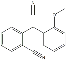 (2-Cyanophenyl)(2-methoxyphenyl)acetonitrile Structure