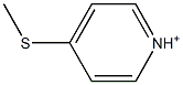 4-(Methylthio)pyridinium Structure