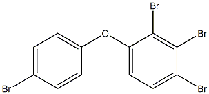 2,3,4-Tribromophenyl 4-bromophenyl ether Structure