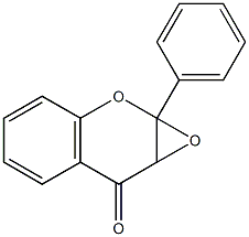 2,3-Epoxy-2,3-dihydroflavone Structure