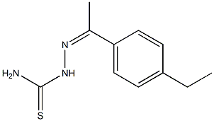 1-[1-(4-Ethylphenyl)ethylidene]thiosemicarbazide 구조식 이미지